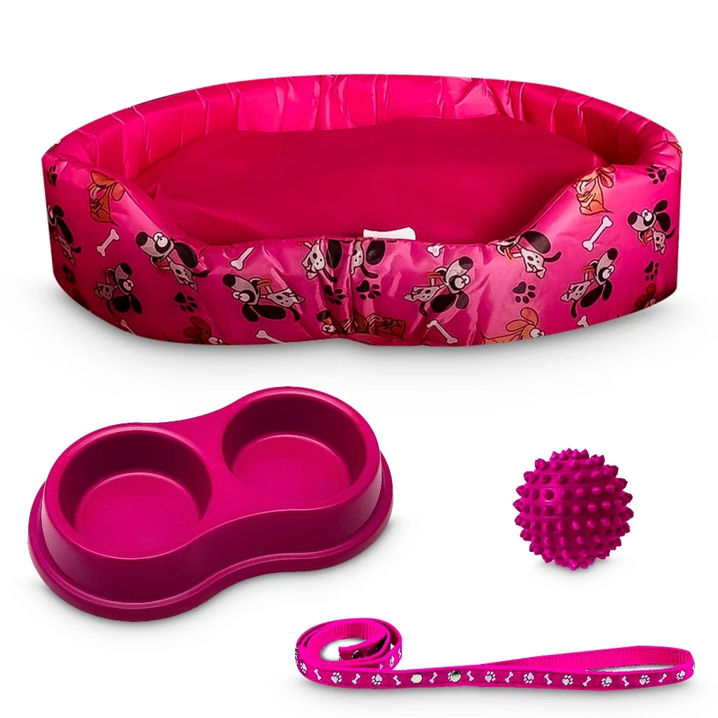 Kit Cachorro Completo Com Caminha Caixa De Transporte