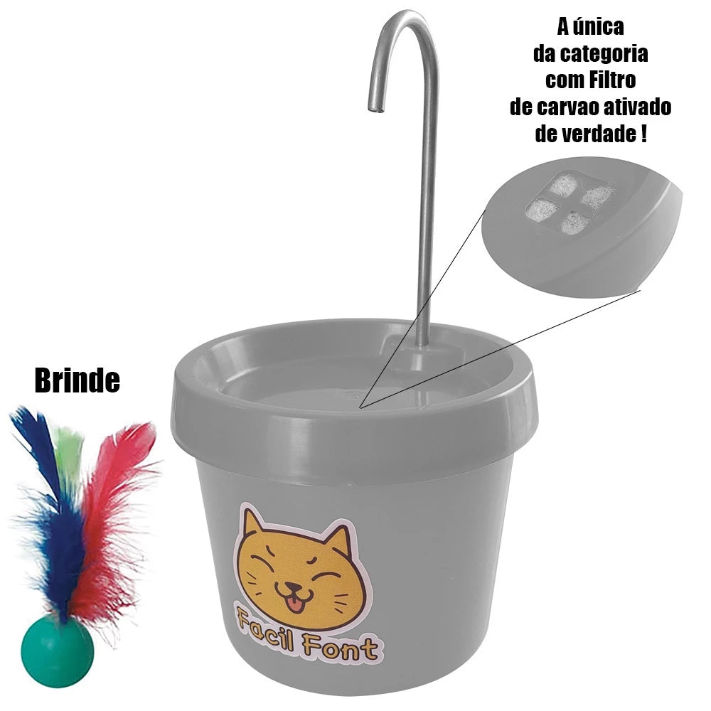 Bebedouro Fonte Para Gatos FacilFont