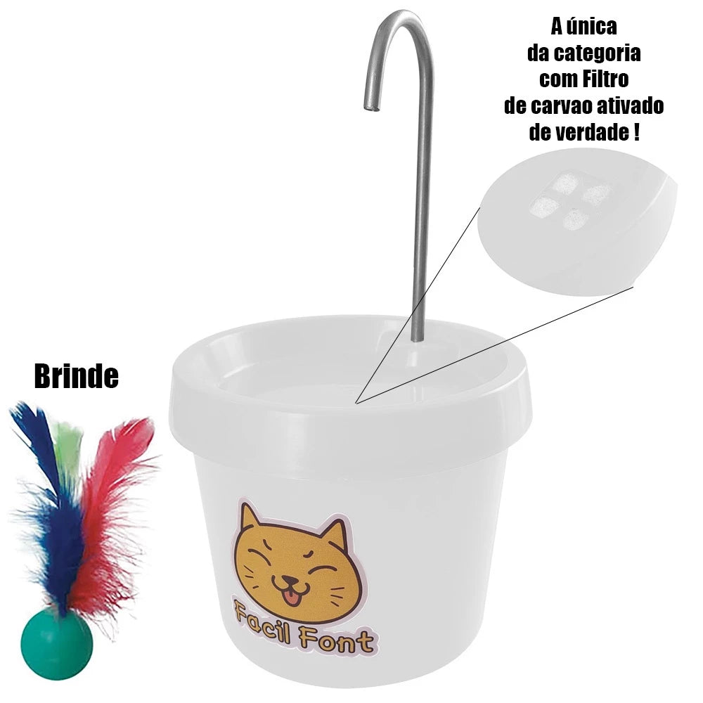 Bebedouro Fonte Para Gatos FacilFont