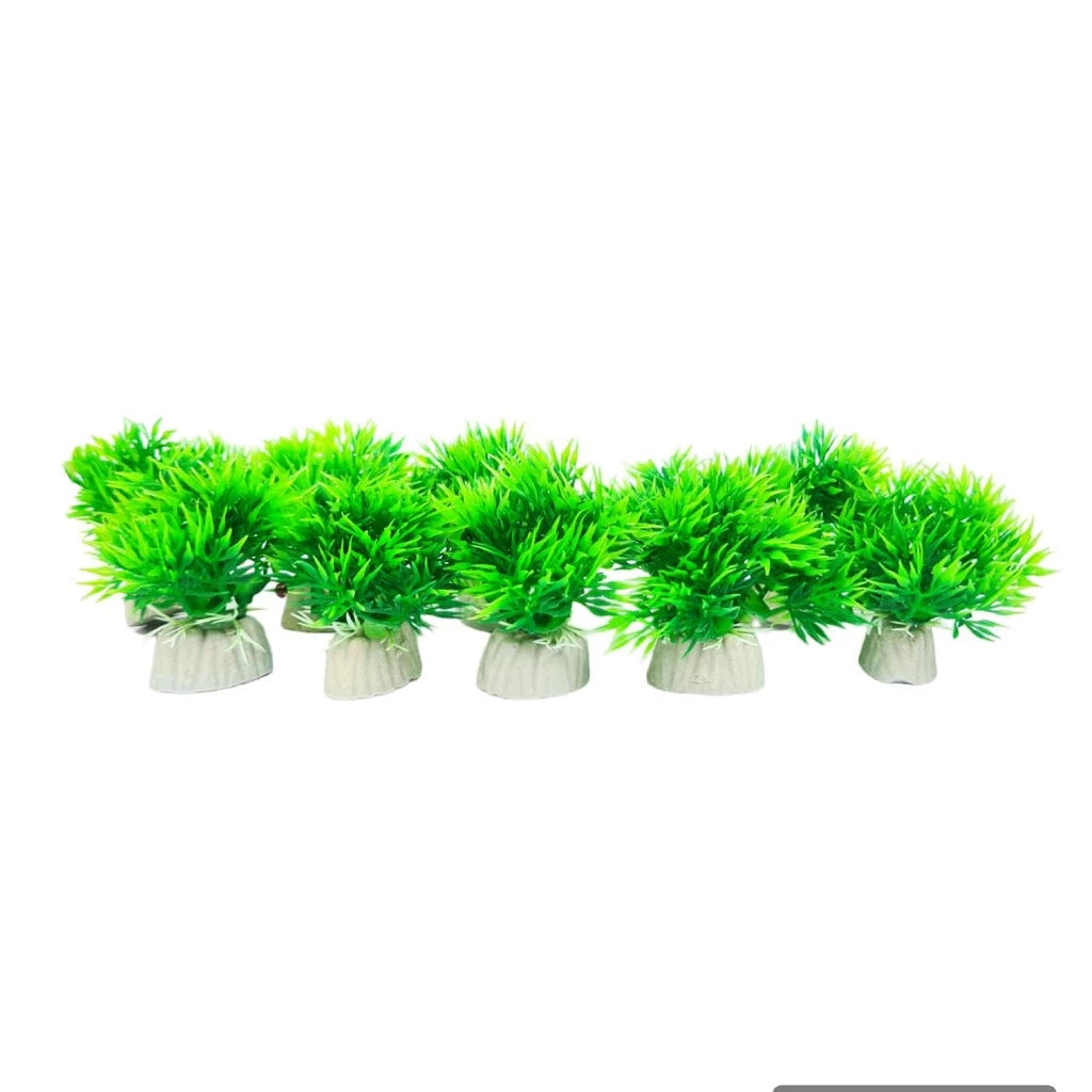 10 Mini Planta Artificial Plantinha - decoração para aquário
