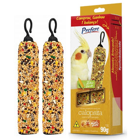 Bastão de Sementes Para Calopsitas Agapornis e Periquitos 25g ou 100g