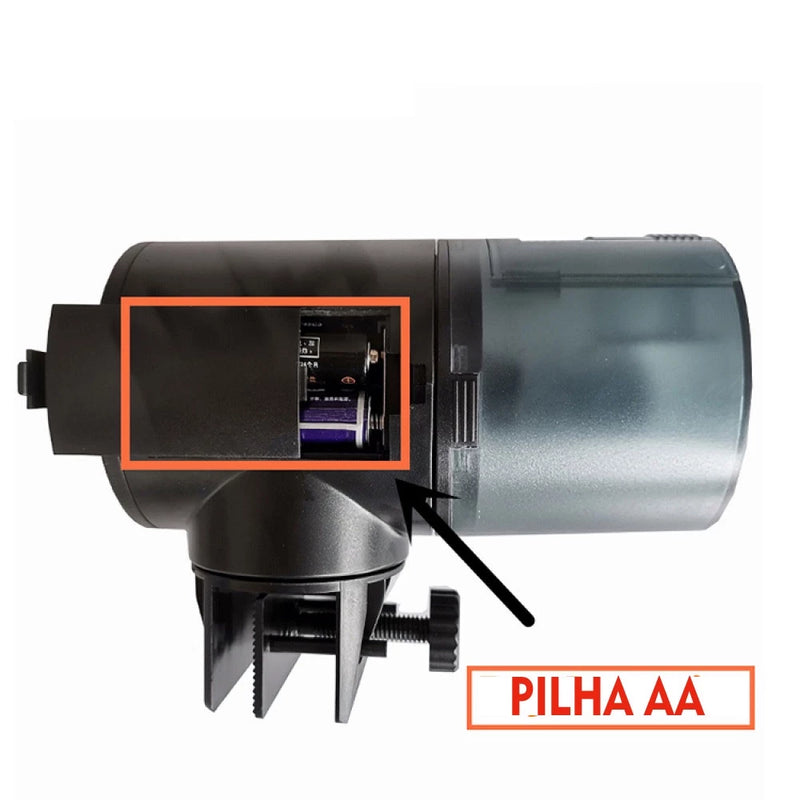 Alimentador Automático De Peixes Aquário 200ml