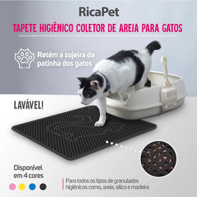 Tapete Higiênico CatHealth - Coletor de Areia para Gatos