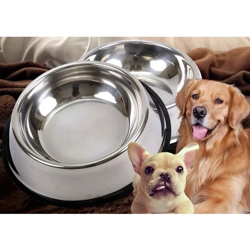 Comedouro e Bebedouro de Inox