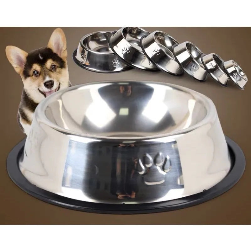 Comedouro e Bebedouro de Inox