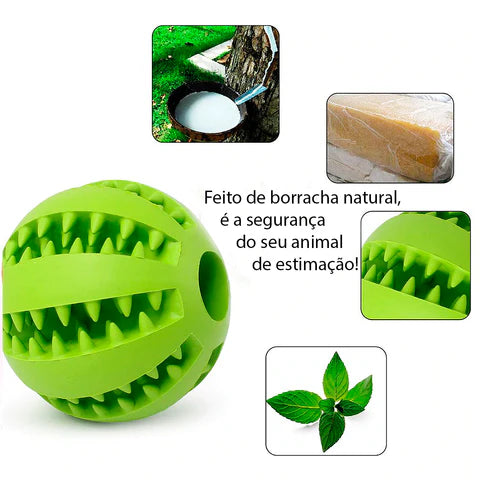 Bola de Morder Porta Petisco - Pet Ball