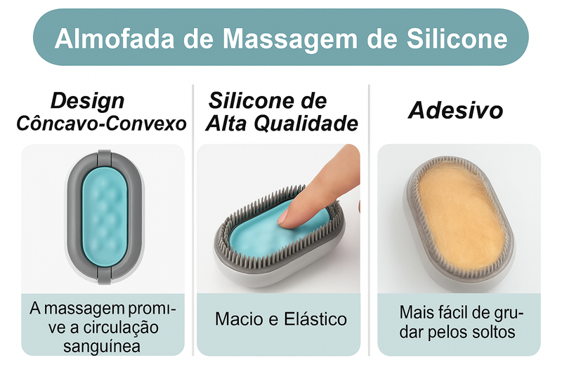 Escova Removedora de Pelos | Cães e Gatos