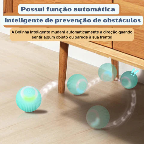 Bolinha Brinquedo Bola Pets Gato Cachorro Eletrônica Interativo Para Gatos Brincarem Sozinhos