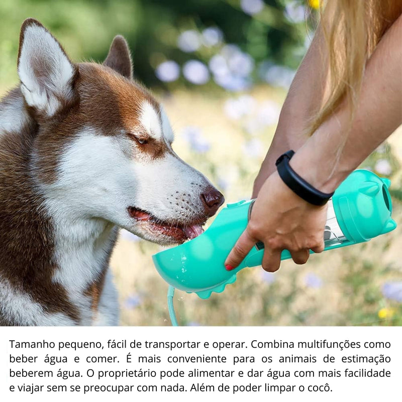 Garrafa de água portátil 3 em 1