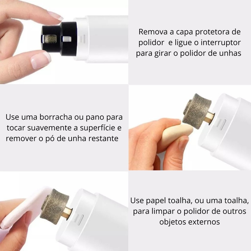 Lixador Elétrico de Unhas Para Cães e Gatos