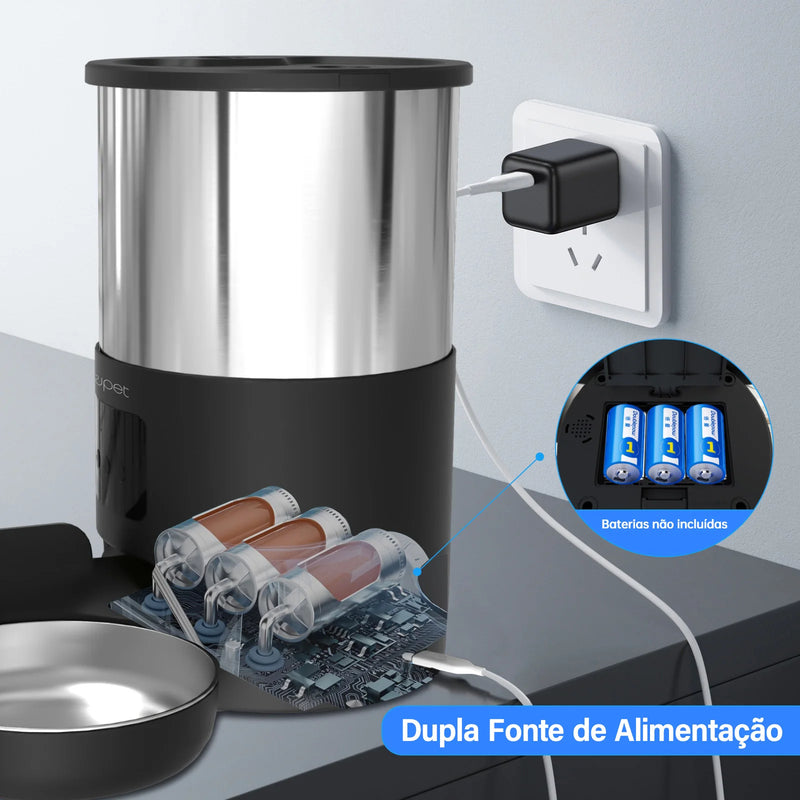 Pet Feeder Plus - Alimentador Pet com WIFI e microfone