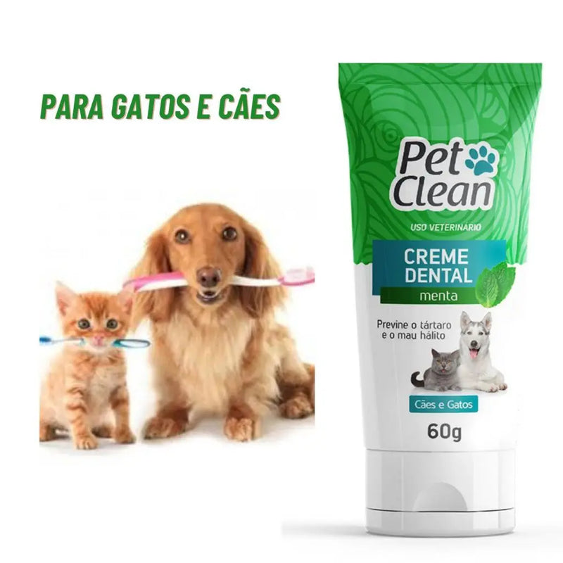 Pasta de dente Sabor Menta - Pet Clean