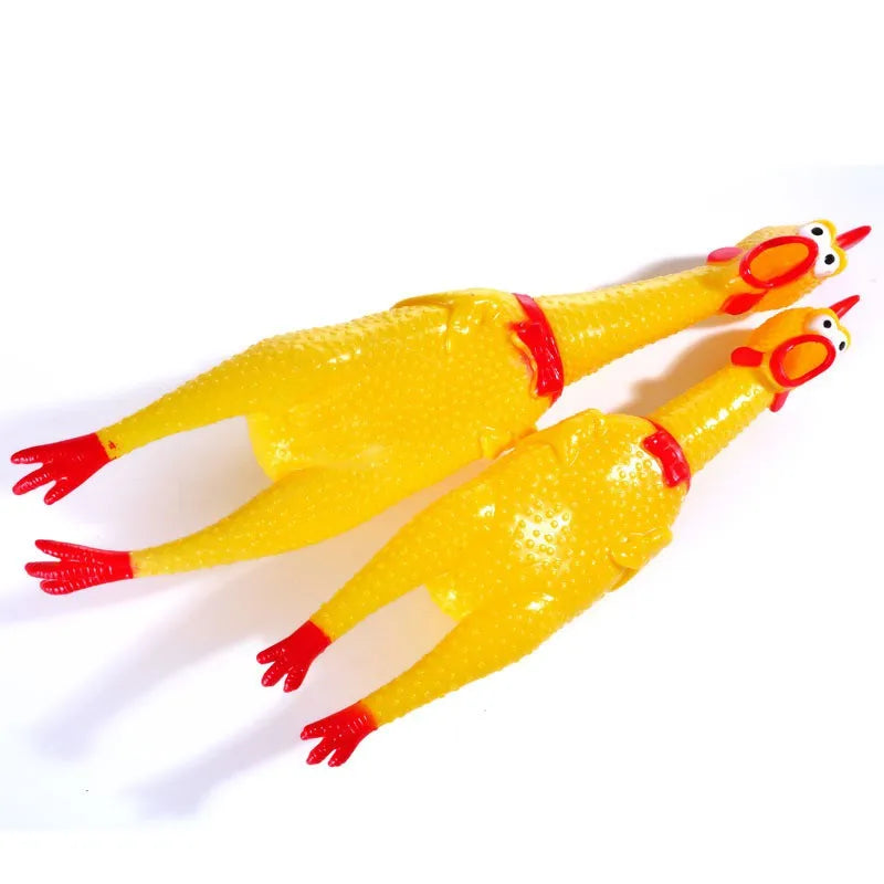 Galinha de Gravata com Som Chicken Sound Toy for Dog