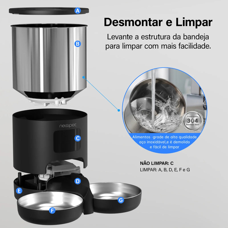 Pet Feeder Plus - Alimentador Pet com WIFI e microfone