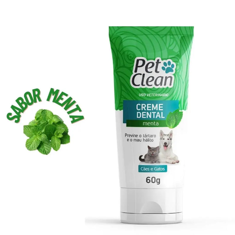 Pasta de dente Sabor Menta - Pet Clean