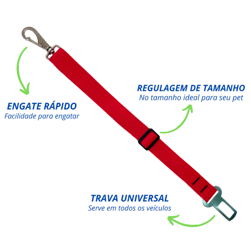 Cinto de Segurança Universal para Pets