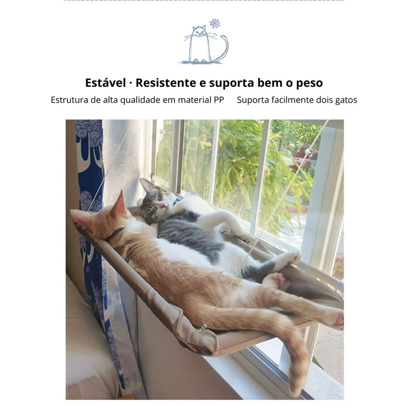 Cama Suspensa para Gatos até 20 Kg