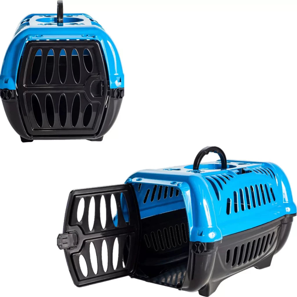 Caixa Transporte BrinqPet Pet N°2 ou 1 Para Cachorros Pequenos E Gatos Porta 4 Travas