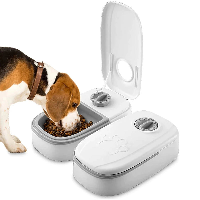 Dispensador de Comida Automático Inteligente | Para Cães e Gatos