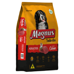 Ração Magnus Todo Dia Cão Adulto Porte Médio e Grande Carne 15 kg