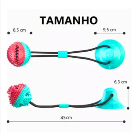 Cabo De Guerra Para Cães - Push Ball