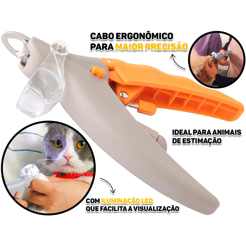 Alicate Cortador de Unhas Profissional - Petclip