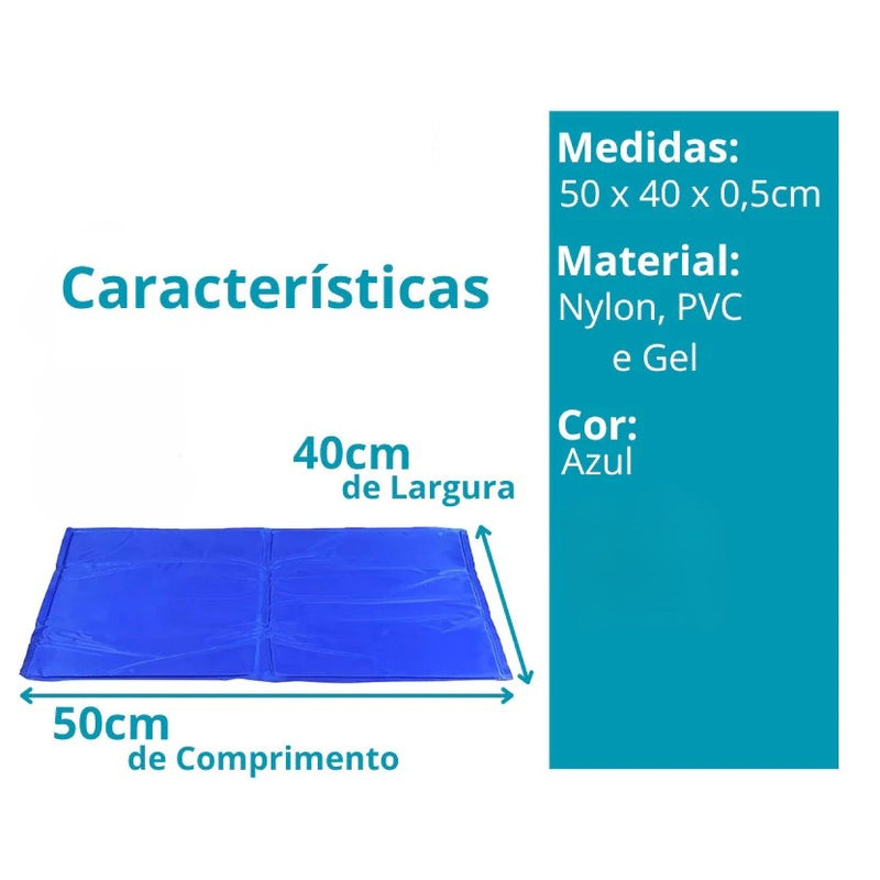 Tapete de Gel para Resfriamento de Pets
