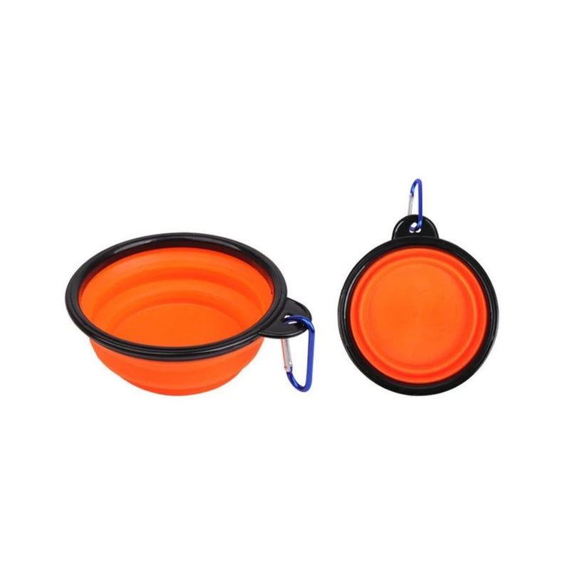 Comedouro/Bebedouro Retrátil Para Cães e Gatos