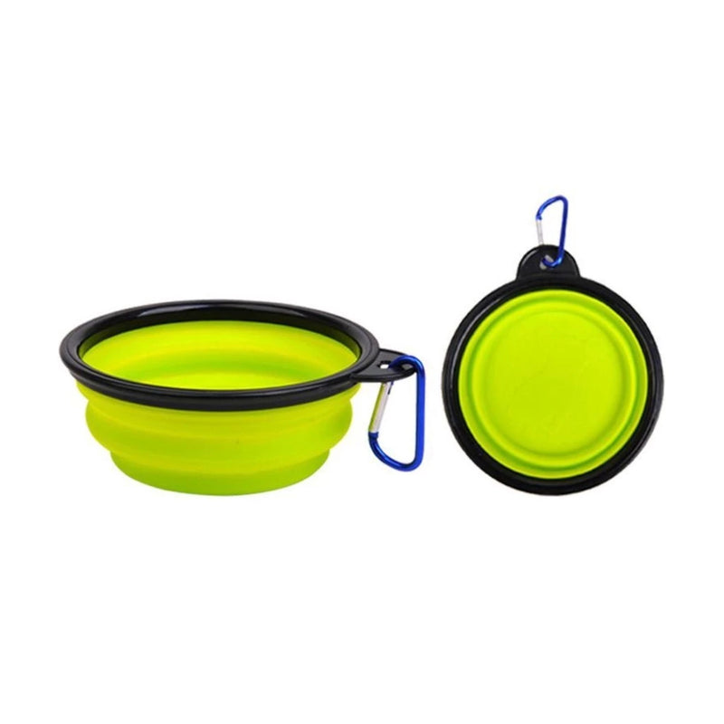 Comedouro/Bebedouro Retrátil Para Cães e Gatos