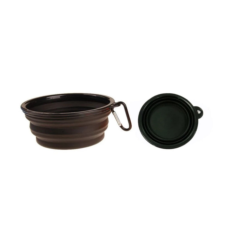 Comedouro/Bebedouro Retrátil Para Cães e Gatos
