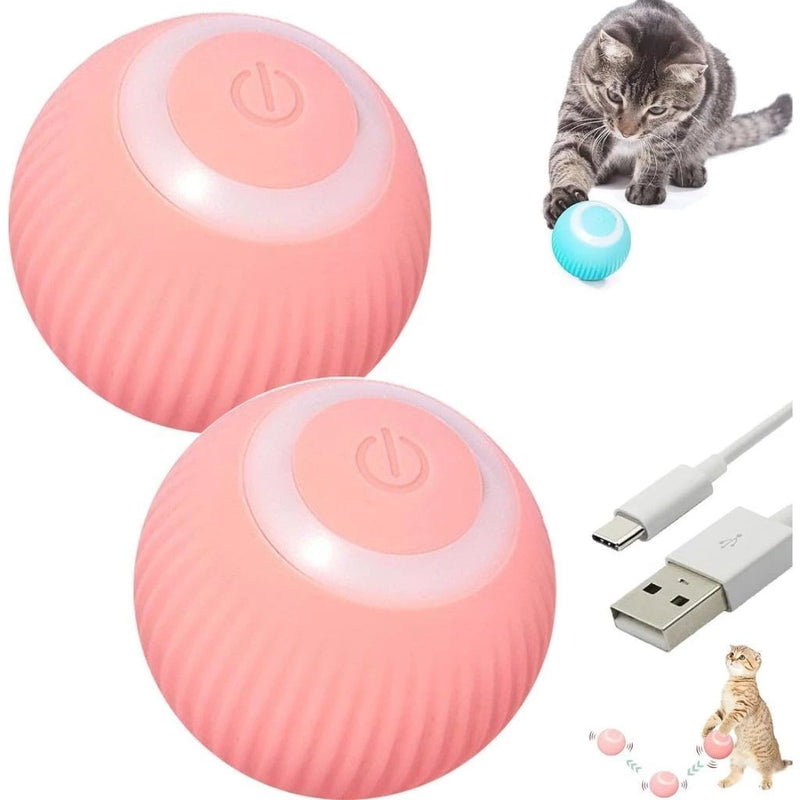 Bolinha Brinquedo Bola Pets Gato Cachorro Eletrônica Interativo Para Gatos Brincarem Sozinhos