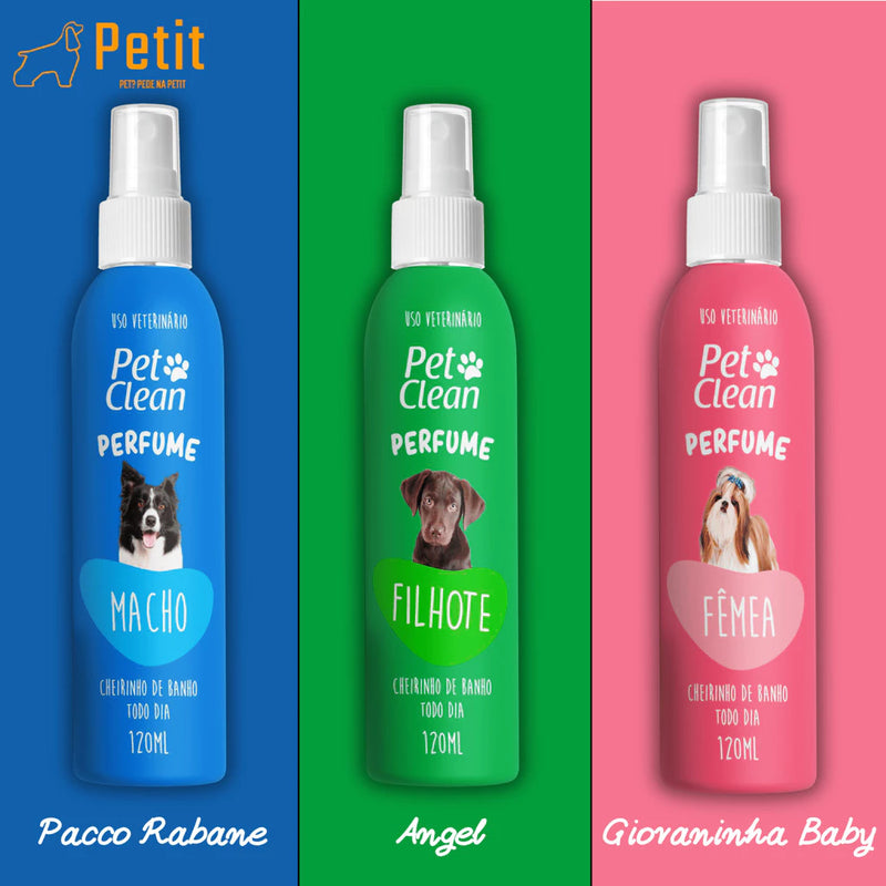Kit Shampoo 5 em 1 + Condicionador + Perfume ou sem Perfume | Cães e Gatos | Pet Clean